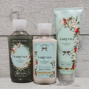 Bath & Body Works Fairytale 3pc Set Wash, Lotion, Cream